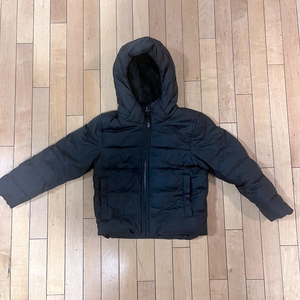 Black North face Kids coat